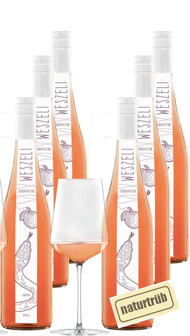 Rosé Eden 2019 Paket naturtrüb